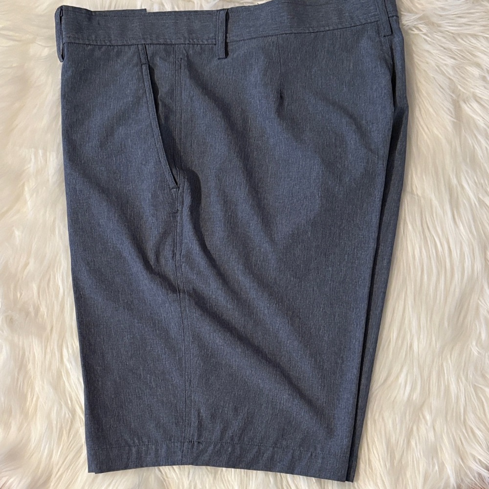 32 Degrees Cool Men's Blue/Gray Stretch Performance Shorts Size W38